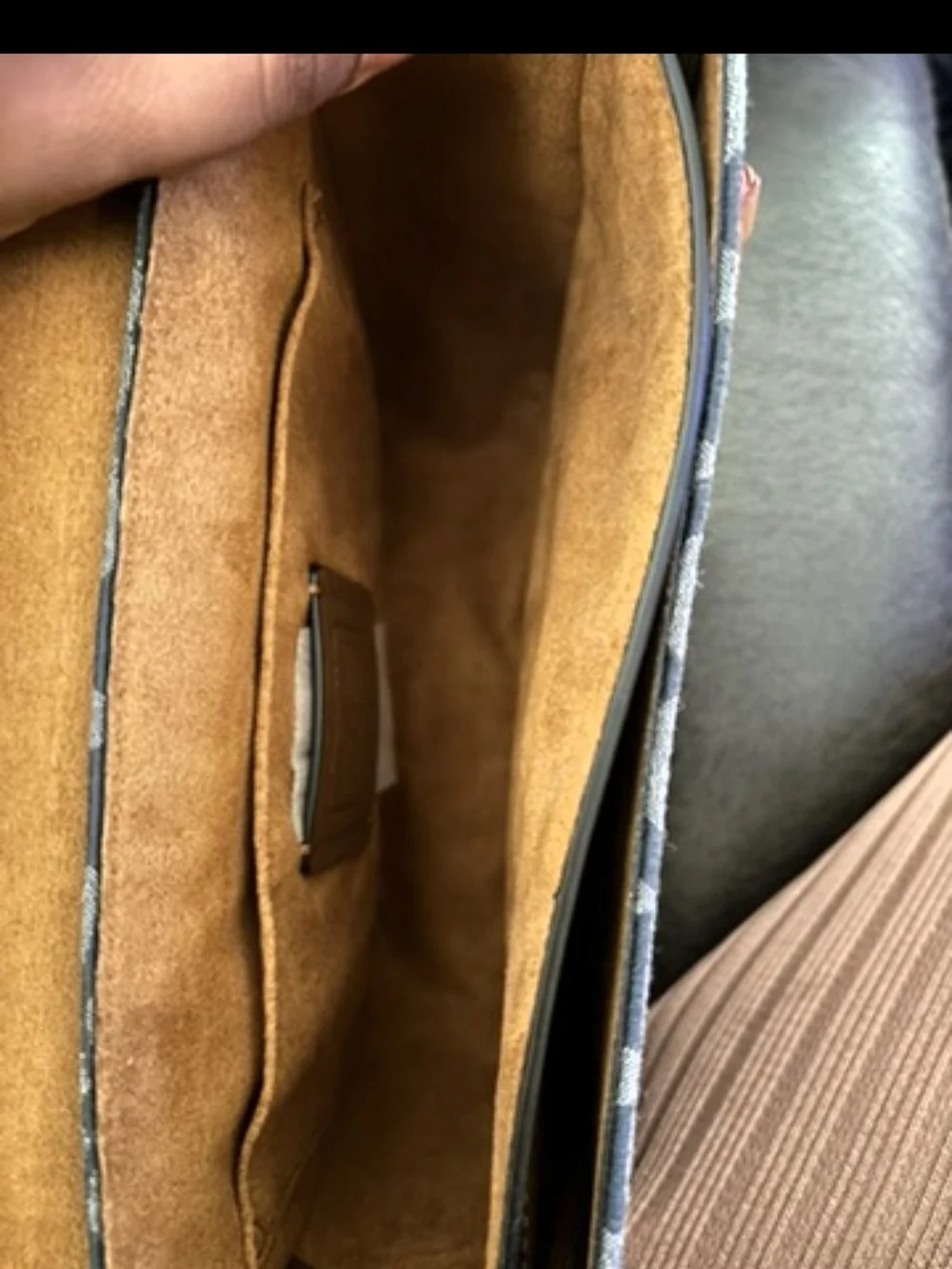 Coach navy signature
